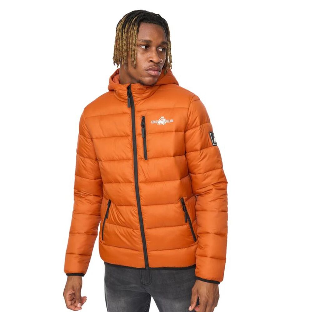 Kings Will Dream Mens Barcana Puffer Jacket / Orange